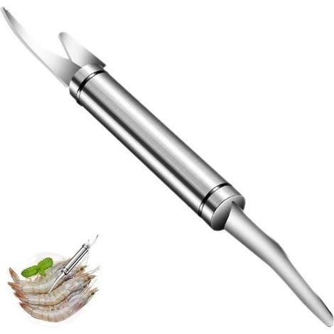 5-in-1 Multifunktions-fischmaulmesser Für Garnelen, Vielseitiger Garnelenschäler, Küchenhelfer, Messer