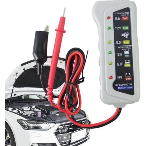 Autobatterietester, Hochpräziser Led-anzeiger, 6v/12v Automatischer Batterieanalysator – Mit Ergonomischem Griff