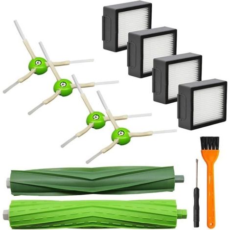 12er-pack Ersatz-seitenfilterbürsten Für Irobot Roomba I7 I7 Plus E5 E6 Staubsauger