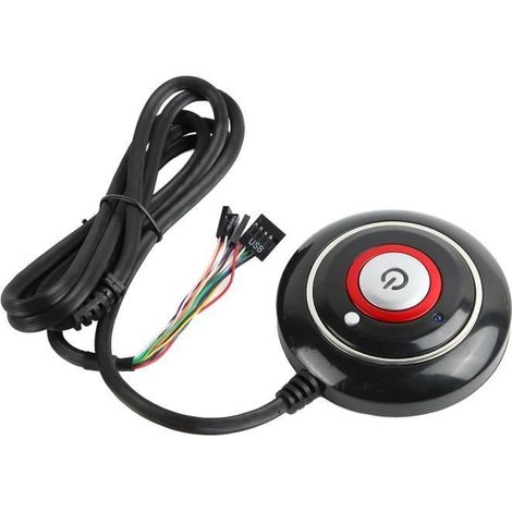 Sonew Fernbedienungs-pc-ein-/ausschalter, Robuster Und Leichter Abs-pc-ein-/ausschalter, Einfache Installation, Plug & Play
