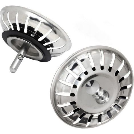 Küchenspülenstöpsel, 80 Mm, Edelstahl 304 – Korrosionsbeständig, Für Spülbecken Und Abfluss.
