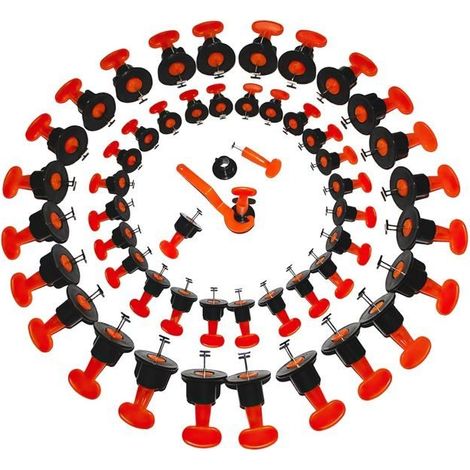 Fliesennivellierer, Fliesenpositionierungsnivellierer, 50-teiliges Nivellierset Und Nivelliersystem, N-kit