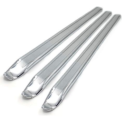 3-teiliges Manuelles Reifenmontierset Für Fahrräder Und Motorräder, 30 Cm Reifenheber Aus Metall – Silber