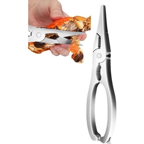 Krabbenknacker Aus Edelstahl, Krabbenschalenzange, Hummerknacker Mit Rutschfestem Griff, Vielseitiger Meeresfrüchte-beinknacker, Nussknacker