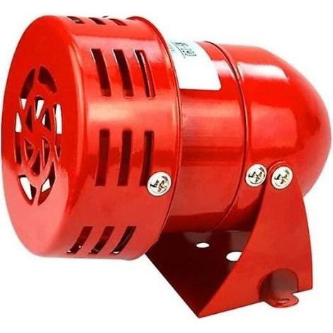 Sirene – Zvd – 220 V – 120 Db – Rot – Metall – Außenalarmanlage