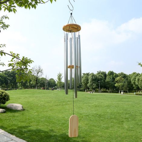 Garten-windspiele, Windspiele, Windspiele Für Den Außenbereich, Glocken, Windspielglocken, Windspiele Aus Massivholz Und Aluminiumrohr Für Die Terrassen- Und Hausdekoration