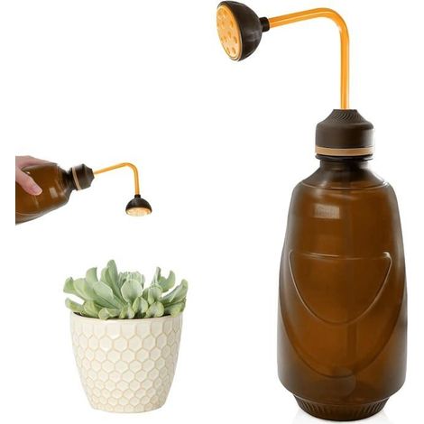 (farbe: Braun) 450-ml-gießkanne Für Zimmerpflanzen, Zum Gießen Umstülpbar, Geeignet Für Sämlinge Und Empfindliche Pflanzen (braun)