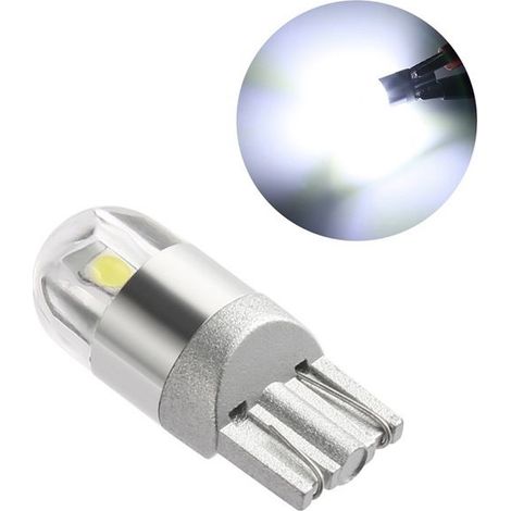 10 Stück Weiße T10 3030 2smd Led-autolampen, Fernlicht, Beleuchtete Led-positionsleuchten, Led-blinker (weißes Licht)
