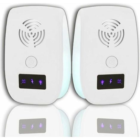 Elektronisches Ultraschall-schädlingsbekämpfungsgerät Gegen Mücken, Mäuse Und Kakerlaken, 2er-pack, Verschiedene Farben, Für Gartenhäuser