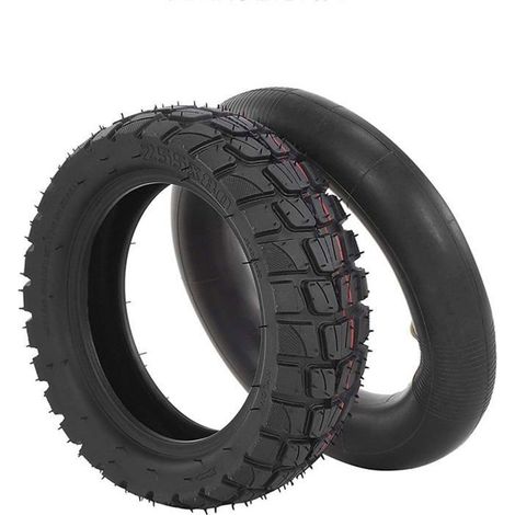 255x80 (80/65-6) Geländereifen + 10x3 Schlauch, Für Kugoo Kirim M4 Pro/zero 10x/vset 10+