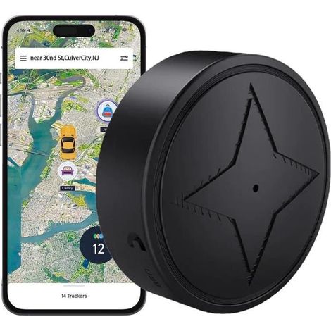 Auto-gps-tracker Mit Mikrofon, Mini-magnet-gps-tracker Mit Aufnahmefunktion, Echtzeit-positionsverfolgung [l120]