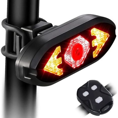 Fahrradrücklichter Mit Blinkern, Usb-ladefunktion Auf Der Rückseite, Nacht-fahrradrücklichter