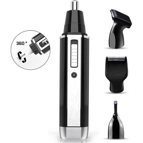 Augenbrauen- Und Nasenhaartrimmer Für Damen Und Herren, 4-in-1, Usb-aufladbar, Einfach Zu Bedienen