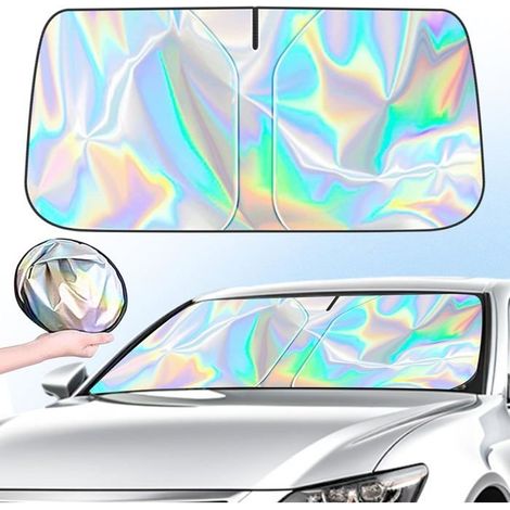 140 X 70 Cm Auto-sonnenschutz Für Die Windschutzscheibe, Faltbarer Windschutzscheiben-sonnenschutz, Uv-beständiger Auto-sonnenschutzschirm (m)