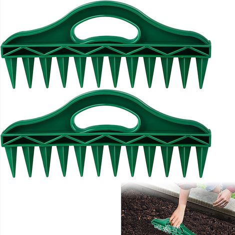 Grüne Sämaschine (3013 Cm, 2 Löcher) Zum Bohren In Den Boden, Säen Und Schneiden Von Gartensamen.