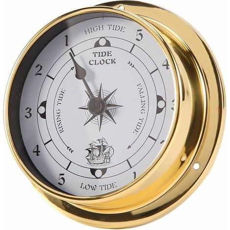 Mare Clock, Wandmontierter Kupfer-schiffsrumpf-tester Für Wetterstationen, Bootsaufhängung, Aide D'Une Mare Clock Pzcc