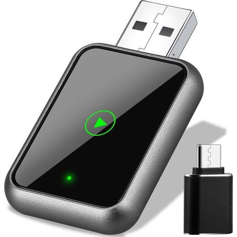Kabelloser Carplay-adapter, Bluetooth 5.3, Usb Typ-c Für Apple Carplay & Android Auto Plug & Play 2.4/5g Wlan