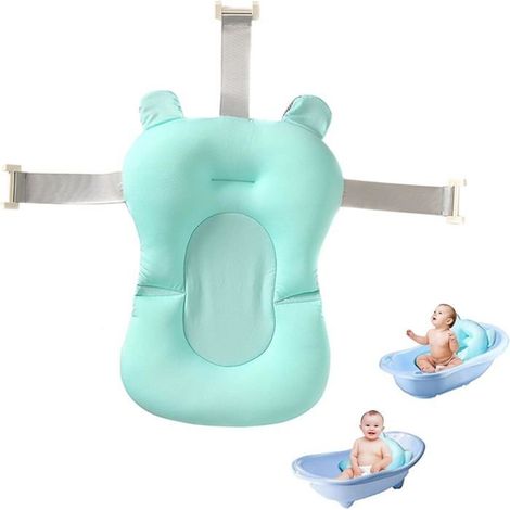 Babybadewanne – Rutschfestes Luftkissen – Schwimmendes Kissen