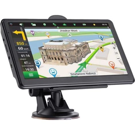 7-zoll-auto-navigationssystem – Hochauflösender Touchscreen – Sprachführung – Kostenlose Updates – Unterstützt Über 30 Sprachen