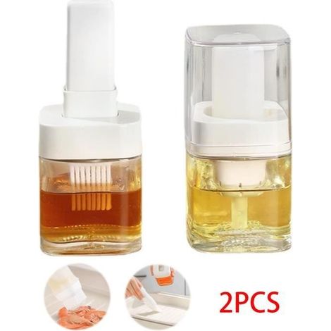 Ölflasche, Olivenölspender Aus Glas, Küchenpinsel, Silikon-ölpinsel, Bratpinsel Für Steaks