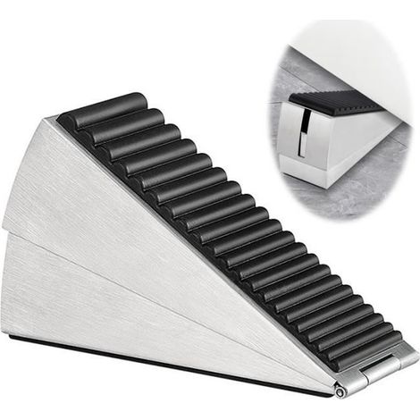 Türstopper, Höhenverstellbarer, Federbelasteter Türstopper, Bodentürkeil, Türstopper Aus Edelstahl, Für Zuhause