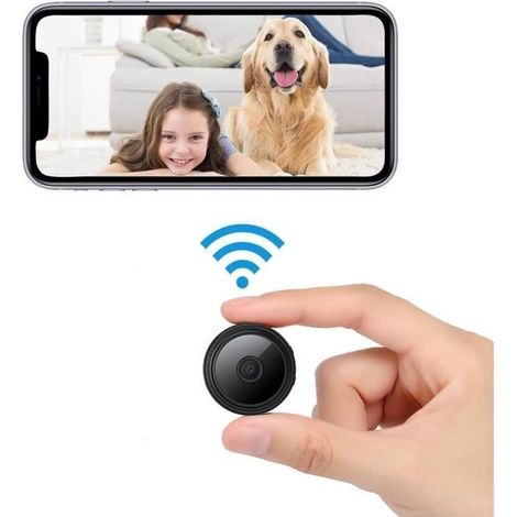 Mini-überwachungskamera, Klein, Full Hd 1080p, Wlan-überwachungsmikrofon, Kabellose Baby-sicherheitskamera [66]