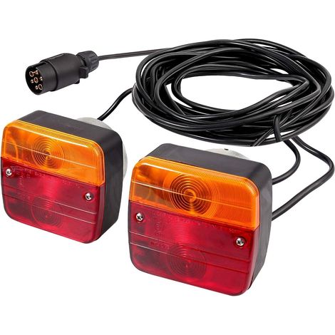 Anhänger-nebelscheinwerfer, Anhängerkabel (7,5 M + 2,5 M), Rückleuchten, Anhänger-rückleuchten, Blinker (12 V).