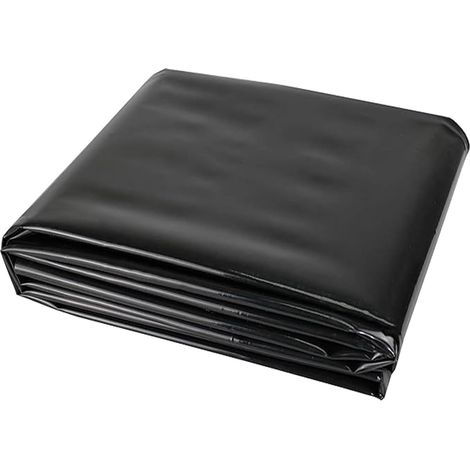 Stück Strapazierfähige Schwarze Hdpe-teichfolie (3 M X 2 M X 0,4 Mm) Für Den Außenbereich, Geeignet Für Poolfolien Für Fischteiche Und Springbrunnen