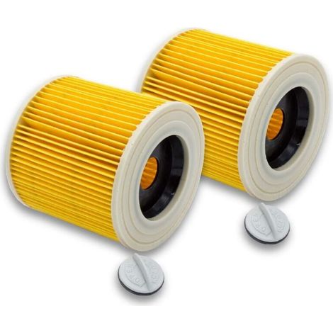 Aktionsangebot: 2x Patronenfilter Für Staubsauger, Kompatibel Mit Kärcher Wd2 Wd3 Mv3 Mv2 A2004 A2054 A2204 A2656