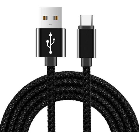 Ladekabel Für Mobiltelefone [2 M] Geflochtenes Nylon-usb-schnellladekabel Für Mobiltelefone Typ - 2 Meter Ladekabel