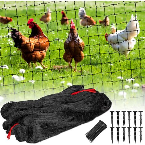 Schwarzes Schutznetz, Maschenweite 2,5–2,5 Cm, 15–15 M², Multifilament-nylon-vogelschutznetz Für Die Landwirtschaft.