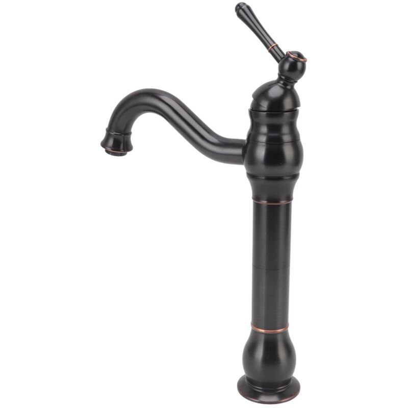 Retro-wasserhahn Aus Messing Im Europäischen Stil, Einfache Bedienung, Einhebelmischer Mit Warm- Und Kaltwasserschlauch