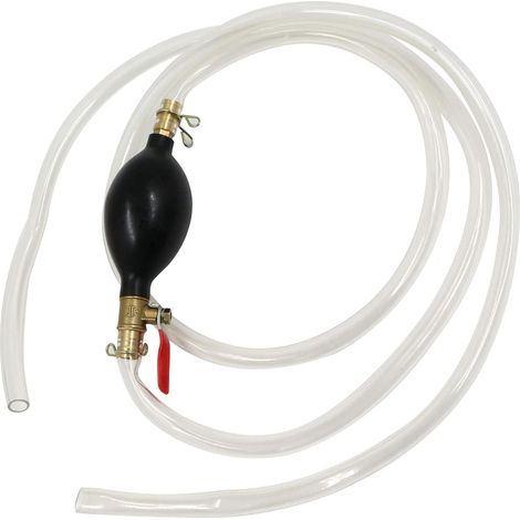 Tinor – 2 M Manuelle Flüssigkeitspumpe – Flexibler Kunststoffschlauch Für Benzin, Diesel, Öl Und Wasser – Ein-/aus-ventil Für Rückstandsfreies Ansaugen
