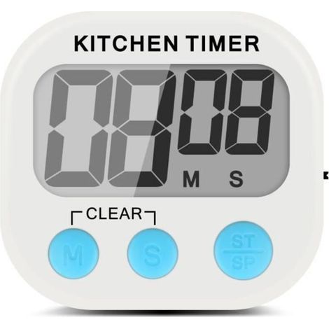 Hervorragender Globaler Elektronischer Timer, Digitaler Küchentimer, Countdown-timer Mit Extra Großem Display