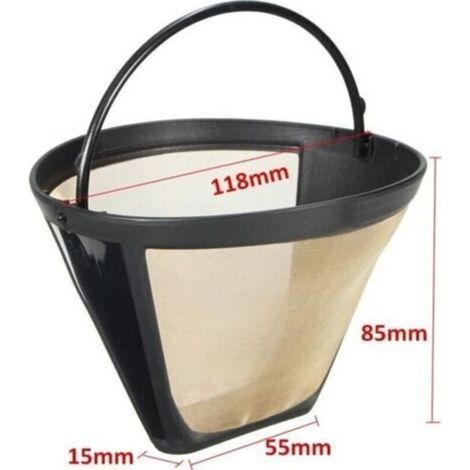 Wiederverwendbarer, Dauerhafter Kaffee-/teefilter Für Kaffeemaschinen, 10-12 Tassen