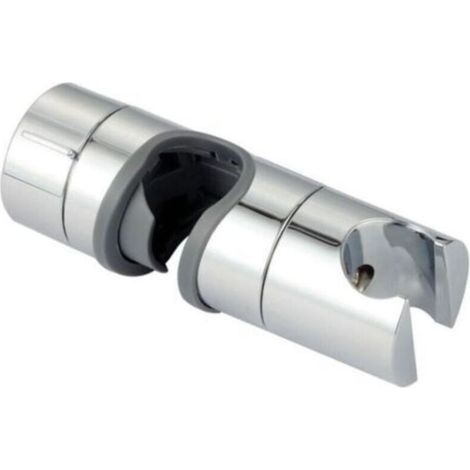 Verstellbare Duschstangenhalterung Für 18–25 Mm Duschstangen, Abs, Silber