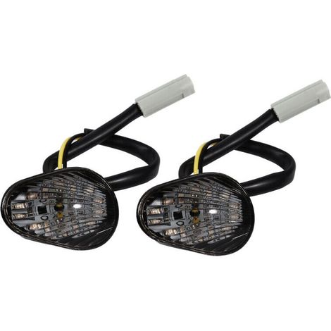 Led-blinker, 1 Paar Versenkte Bernsteinfarbene Led-blinker Für Yzf R1 R6 R6s (smoke)