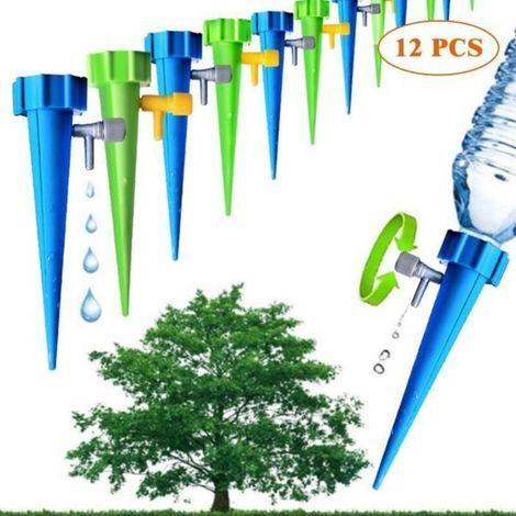 12-teiliges Pflanzengießkannen-set, Automatisches Bewässerungssystem, Langzeitbewässerungssystem Für Pflanzen In Der Ferienzeit