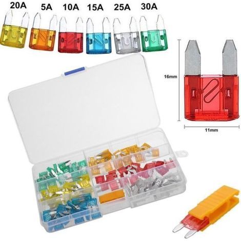120-teiliges Mini-sicherungssortiment Für Autos, Lkws, Motorräder, Suvs - Llz71113723