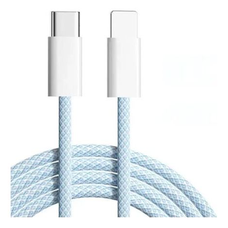 Macaronfarbenes, Geflochtenes Kabel Mit 20-w-pd-schnellladefunktion, Kompatibel Mit Iphone 13 / Ipad / Huawei