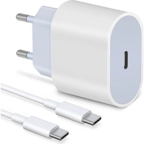 20-w-schnellladegerät – Nicht Spezifiziert – Usb Typ-c – Smartphone-kompatibel – Kompaktes Design – Kabel Im Lieferumfang Enthalten
