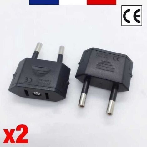 2er-pack Netzsteckeradapter Usa Japan China Nach Frankreich Fr Europa Eu (ce-norm)