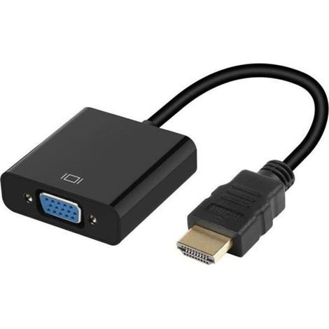 Vga-zu-hdmi-adapter Für Mac Und Pc, Konverter Für Fernseher, Monitor, Projektorkabel, 1080p