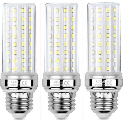 Enowelir 3er-pack 20w Led-maiskolbenlampen, Entspricht 150w Glühlampen, 2300lm, 4000k Neutralweiß, E27 Edison-schraubfassung