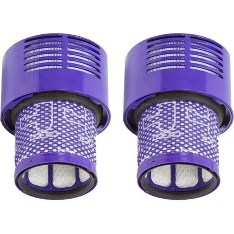 Enowelir 2er-pack Waschbare Ersatzfilter Für Dyson V10 Staubsauger, Dyson Ersatzfilter Für V10 Serie Sv12