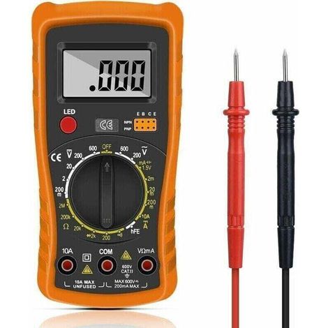 Enowelir Professionelles Automatisches Digitales Multimeter Spannungs-, Widerstands-, Durchgangs- Und Diodentester Für Labore Und Fabriken