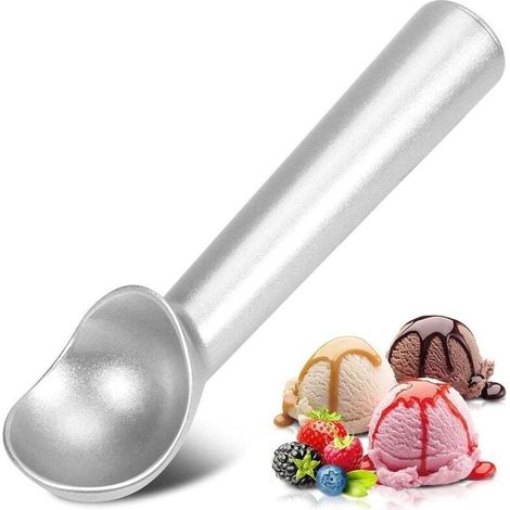 Eiskugelportionierer, 18 Cm, Antihaftbeschichtet, Frostsicher, Einteilig, Professioneller Aluminium-eiskugelportionierer, Robustes Design, Leicht Zu Reinigen, Für Eiscreme, Zerbrechlich