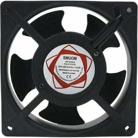 Enowelir Axialventilator Für Kamineinsätze, Einbaubar, Hochtemperaturbeständig, Metallflügel, Leise Und Universell Einsetzbar. 120 X 120 X 38 Mm