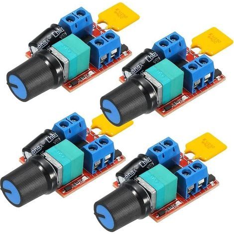 4 Stück Dc 5v-35v 5a Pwm Drehzahlregler Motorregler Led-schalter 6v 12v 24v