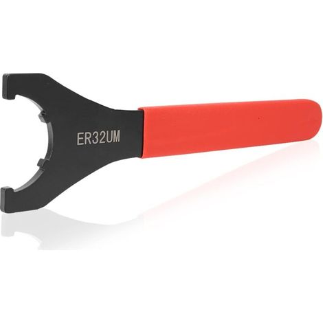 Enowelir Spannzangenschlüssel, Er32 Steckschlüssel, Er-schlüssel Aus Hochkohlenstoffhaltigem Stahl, Cnc-fräsen Für Drehbank-spannschrauben Und -muttern, Rot (er32)